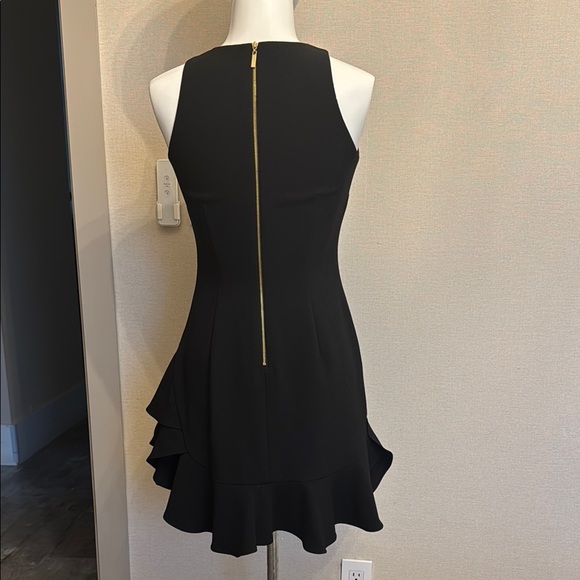 Chelsea28 Black Ruffled Mini Dress - Picture 3 of 3